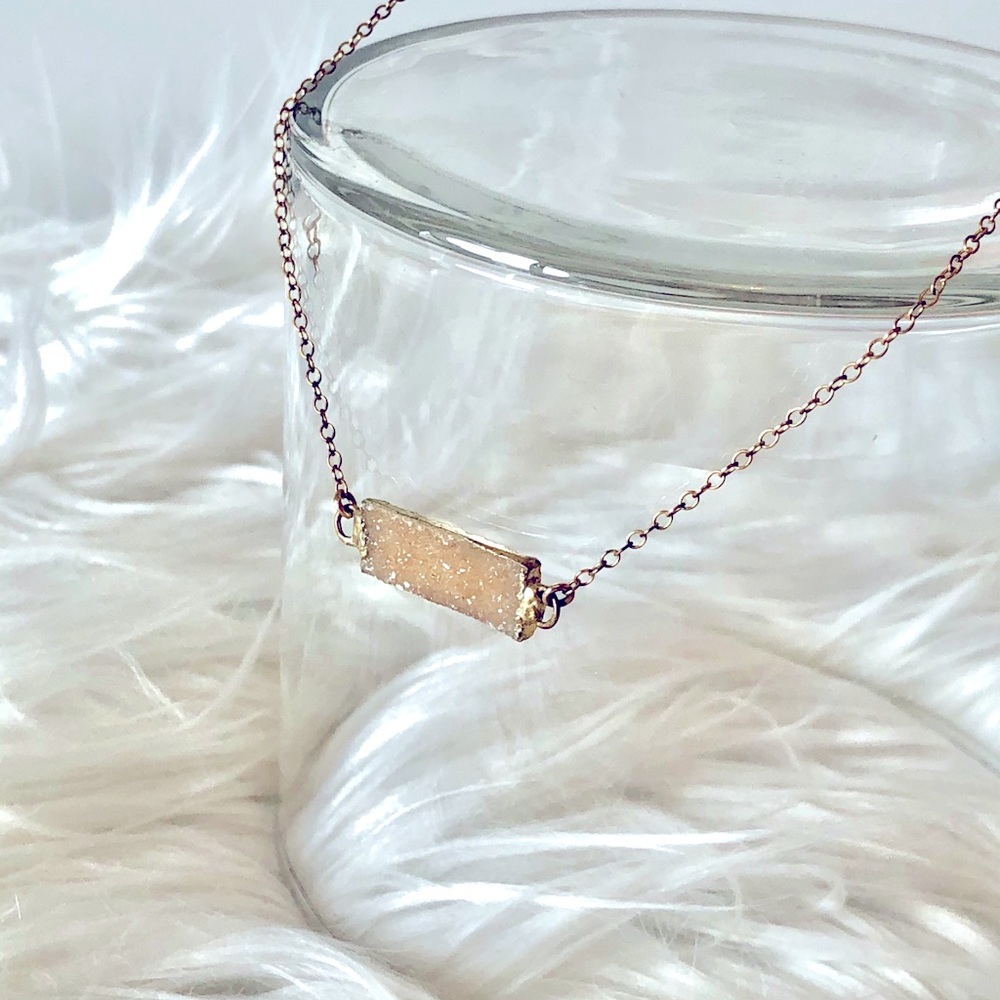 Rifle + Radford druzy necklace